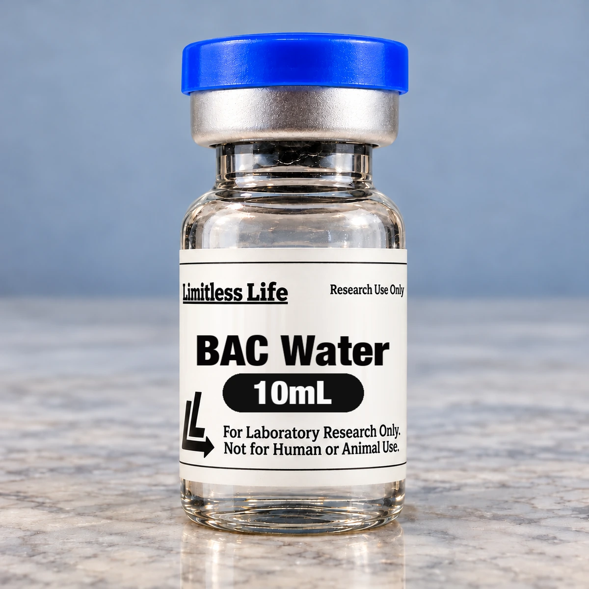 BAC Water 10mL laboratory research material